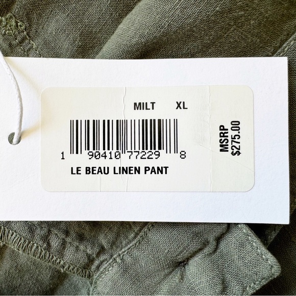 NWT Frame Le Beau Linen Pants - Picture 10 of 13